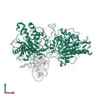 Double-stranded RNA-specific editase 1 in PDB entry 5hp3, assembly 1, front view.