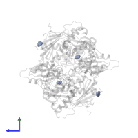 GLYCEROL in PDB entry 5hph, assembly 1, side view.