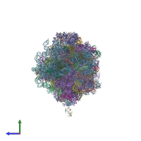 PDB entry 5i4l coloured by chain, side view.