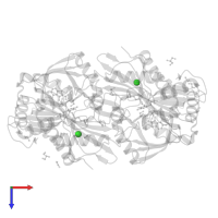 CHLORIDE ION in PDB entry 5i5v, assembly 1, top view.