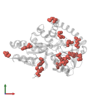 Modified residue MSE in PDB entry 5iga, assembly 1, front view.