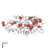 Modified residue MSE in PDB entry 5iga, assembly 1, top view.