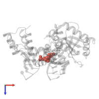 Modified residue 8OG in PDB entry 5iij, assembly 1, top view.