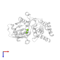 MAGNESIUM ION in PDB entry 5iqh, assembly 1, top view.