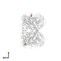 1,2-DIMETHOXYETHANE in PDB entry 5isc, assembly 1, side view.