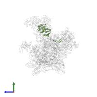 Transcription initiation factor IIB in PDB entry 5iy6, assembly 1, side view.