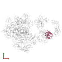 General transcription factor IIH subunit 2 in PDB entry 5iy7, assembly 1, front view.