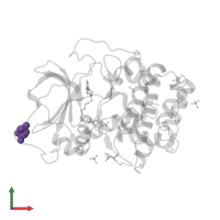 Modified residue SEP in PDB entry 5izf, assembly 1, front view.