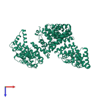 Transportin-1 in PDB entry 5j3v, assembly 1, top view.