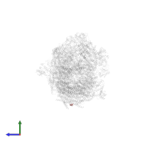 COMPLEX I UNKNOWN SUBUNIT FRAGMENT 16 in PDB entry 5j4z, assembly 1, side view.