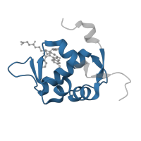 The deposited structure of PDB entry 5j7g contains 4 copies of Pfam domain PF02201 (SWIB/MDM2 domain) in E3 ubiquitin-protein ligase Mdm2. Showing 1 copy in chain B.