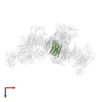 COMPLEX I ND4 in PDB entry 5j7y, assembly 1, top view.