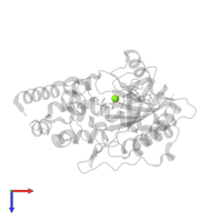 MAGNESIUM ION in PDB entry 5j99, assembly 1, top view.