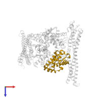 Hemoglobin subunit beta in PDB entry 5jdo, assembly 1, top view.