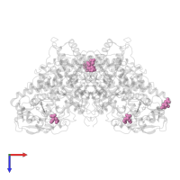 CITRATE ANION in PDB entry 5jhx, assembly 1, top view.