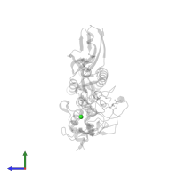 CHLORIDE ION in PDB entry 5jkc, assembly 1, side view.