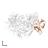 Glucosidase 2 subunit beta in PDB entry 5jqp, assembly 1, front view.
