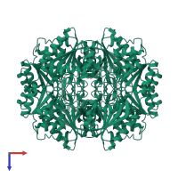 L-asparaginase in PDB entry 5k3o, assembly 1, top view.