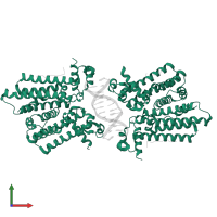 Nucleoid occlusion factor SlmA in PDB entry 5k58, assembly 1, front view.