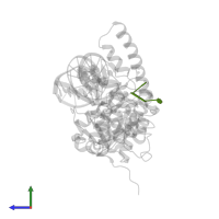 DNA (5'-D(P*TP*T)-3') in PDB entry 5k97, assembly 1, side view.