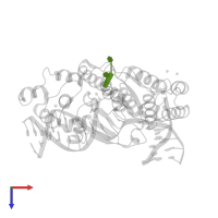 DNA (5'-D(P*TP*T)-3') in PDB entry 5k97, assembly 1, top view.