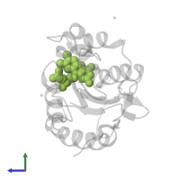 FLAVIN MONONUCLEOTIDE in PDB entry 5k9b, assembly 1, side view.