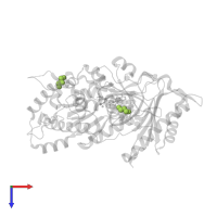 GLYCEROL in PDB entry 5kfb, assembly 1, top view.