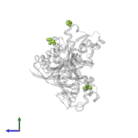 GLYCEROL in PDB entry 5kfx, assembly 1, side view.