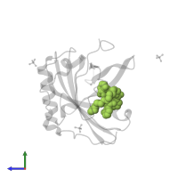 N,N'-butane-1,4-diylbis[1-hydroxy-N-(3-{[(1-hydroxy-6-oxo-1,6-dihydropyridin-2-yl)carbonyl]amino}propyl)-6-oxo-1,6-dihydropyridine-2-carboxamide] in PDB entry 5kic, assembly 3, side view.