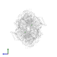 CHLORIDE ION in PDB entry 5klv, assembly 1, side view.