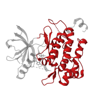 The deposited structure of PDB entry 5kml contains 1 copy of CATH domain 1.10.510.10 (Transferase(Phosphotransferase); domain 1) in High affinity nerve growth factor receptor. Showing 1 copy in chain A.