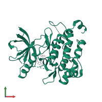 High affinity nerve growth factor receptor in PDB entry 5kml, assembly 1, front view.