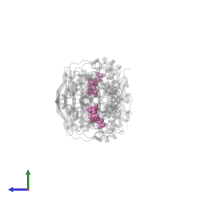 NADP NICOTINAMIDE-ADENINE-DINUCLEOTIDE PHOSPHATE in PDB entry 5kvq, assembly 1, side view.