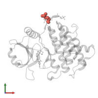 Modified residue SEP in PDB entry 5kx8, assembly 1, front view.