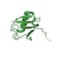 The deposited structure of PDB entry 5kyc contains 1 copy of Pfam domain PF00240 (Ubiquitin family) in Ubiquitin. Showing 1 copy in chain B [auth C].