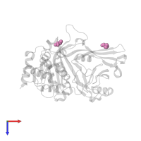 GLYCEROL in PDB entry 5kyc, assembly 1, top view.