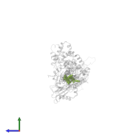 FLAVIN-ADENINE DINUCLEOTIDE in PDB entry 5l3g, assembly 1, side view.