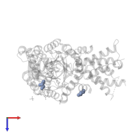 GLYCEROL in PDB entry 5l3q, assembly 2, top view.