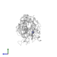 ZINC ION in PDB entry 5l41, assembly 1, side view.