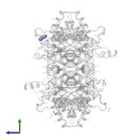 GLYCEROL in PDB entry 5l4n, assembly 1, side view.