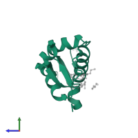 E3 ubiquitin-protein ligase Mdm2 in PDB entry 5lay, assembly 5, side view.