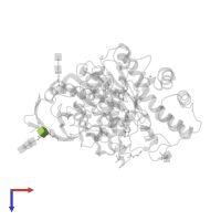 2-acetamido-2-deoxy-beta-D-glucopyranose in PDB entry 5lkr, assembly 1, top view.