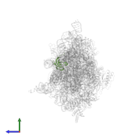 Translation initiation factor IF-1 in PDB entry 5lms, assembly 1, side view.