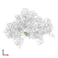 Translation initiation factor IF-1 in PDB entry 5lmv, assembly 1, front view.