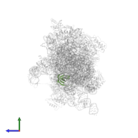 Translation initiation factor IF-1 in PDB entry 5lmv, assembly 1, side view.