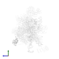 Pre-mRNA leakage protein 1 in PDB entry 5lqw, assembly 1, side view.