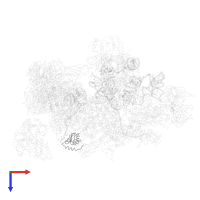 U2 snRNP component IST3 in PDB entry 5lqw, assembly 1, top view.