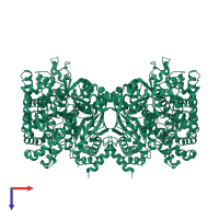 Alpha-1,4 glucan phosphorylase in PDB entry 5lr8, assembly 1, top view.