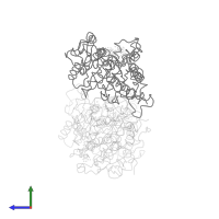 Tubulin beta-2B chain in PDB entry 5m5i, assembly 1, side view.