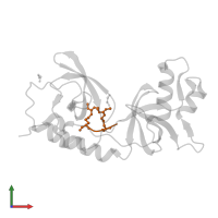 Transcription factor E2F1 in PDB entry 5m9n, assembly 1, front view.